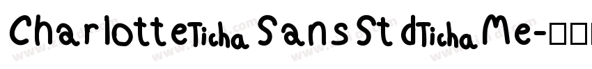 CharIotte SansStd Me字体转换